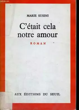 Couverture du produit · C'était cela notre amour