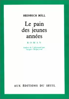 Couverture du produit · Le pain des jeunes années