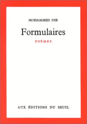 Couverture du produit · Formulaires