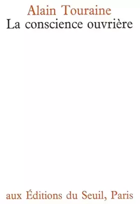 Couverture du produit · La conscience ouvrière