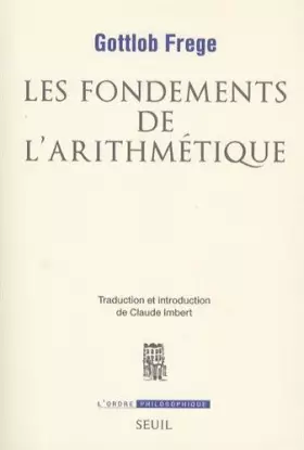 Couverture du produit · Les fondements de l'arithmétique