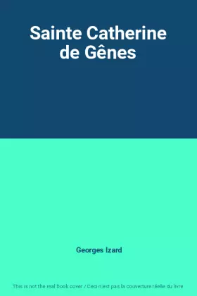 Couverture du produit · Sainte Catherine de Gênes