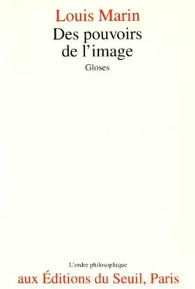 Couverture du produit · Des pouvoirs de l'image