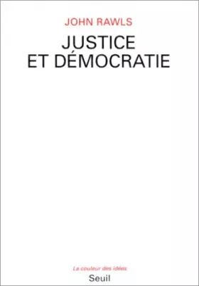 Couverture du produit · Justice et démocratie