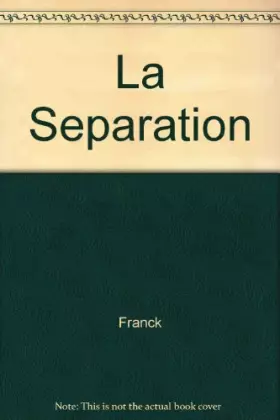Couverture du produit · La séparation