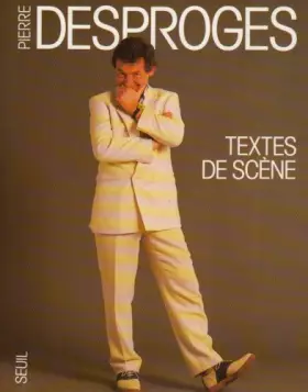 Couverture du produit · Textes de scène