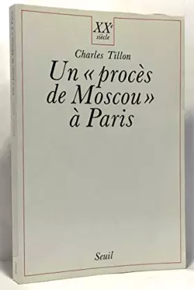 Couverture du produit · Un procès de Moscou à Paris