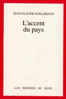 Couverture du produit · L'Accent du pays