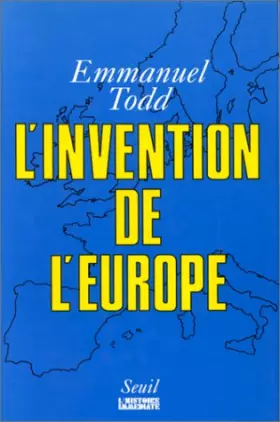 Couverture du produit · L'invention de l'Europe