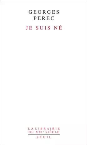Couverture du produit · Je suis né