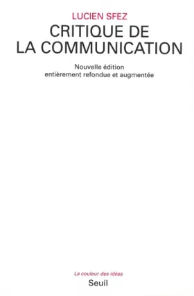 Couverture du produit · Critique de la communication