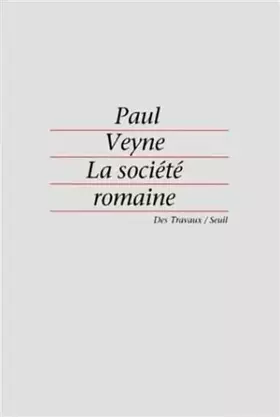 Couverture du produit · La Société romaine