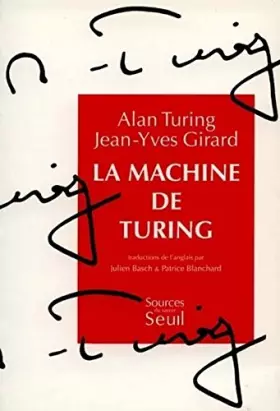 Couverture du produit · La Machine de Turing