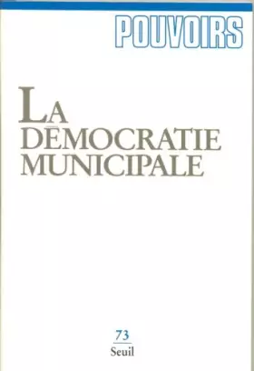 Couverture du produit · La démocratie municipale