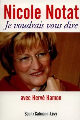 Couverture du produit · Je voudrais vous dire