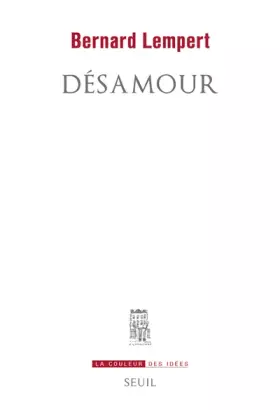 Couverture du produit · Désamour
