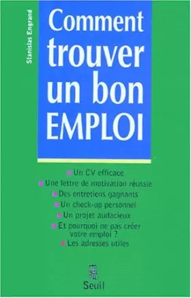 Couverture du produit · Comment trouver un bon emploi