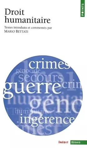 Couverture du produit · Droit humanitaire