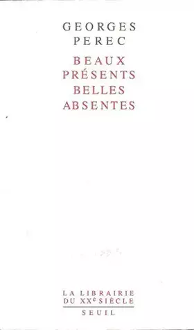 Couverture du produit · Beaux Présents, Belles Absentes