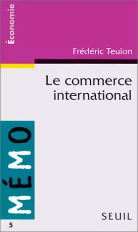Couverture du produit · Le commerce international