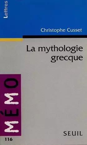 Couverture du produit · La mythologie grecque