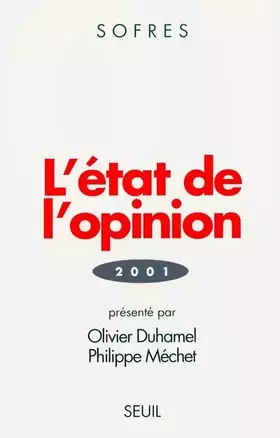 Couverture du produit · L'Etat de l'opinion 2001