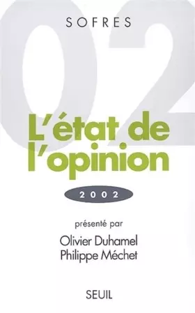 Couverture du produit · L'état de l'opinion. Edition 2002