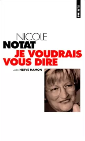 Couverture du produit · Je voudrais vous dire