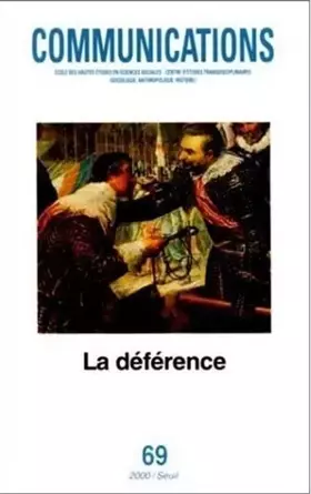 Couverture du produit · Communications : La Déférence, numéro 69