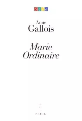 Couverture du produit · Marie Ordinaire