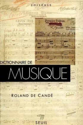 Couverture du produit · Dictionnaire de musique