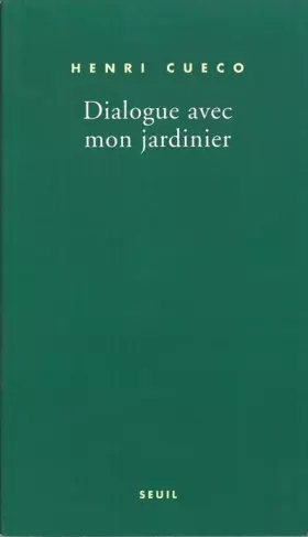 Couverture du produit · Dialogue avec mon jardinier