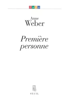 Couverture du produit · Première personne