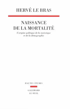 Couverture du produit · Naissance de la mortalité