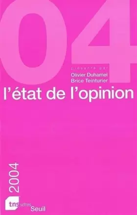 Couverture du produit · L'état de l'opinion, 2004