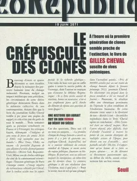 Couverture du produit · Le Crépuscule des clones