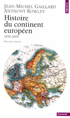Couverture du produit · Histoire du continent européen