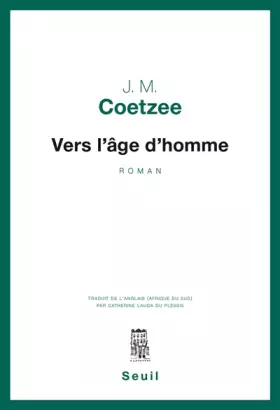 Couverture du produit · Vers l'âge d'homme