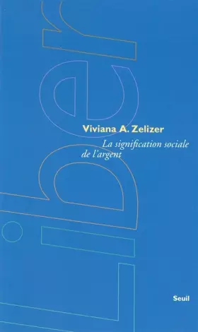 Couverture du produit · La signification sociale de l'argent