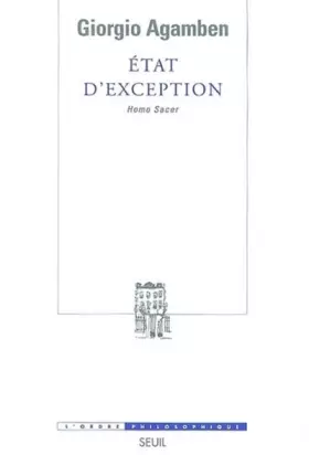 Couverture du produit · Etat d'exception