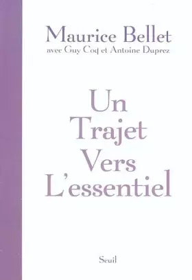 Couverture du produit · Un trajet vers l'essentiel