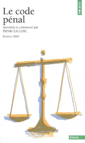 Couverture du produit · Le Code pénal