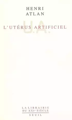 Couverture du produit · L'Utérus artificiel