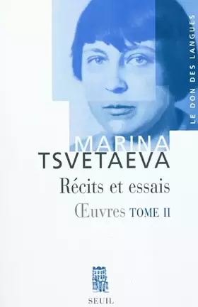 Couverture du produit · Récits et Essais. Oeuvres, t. 2 (2)