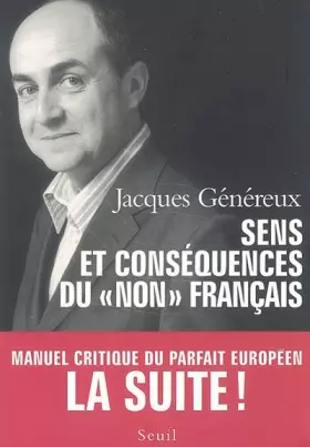 Couverture du produit · Sens et conséquences du "non" français