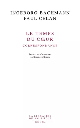 Couverture du produit · Le Temps du coeur: Correspondance