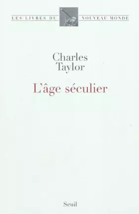 Couverture du produit · L'Âge séculier