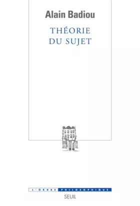 Couverture du produit · Théorie du sujet