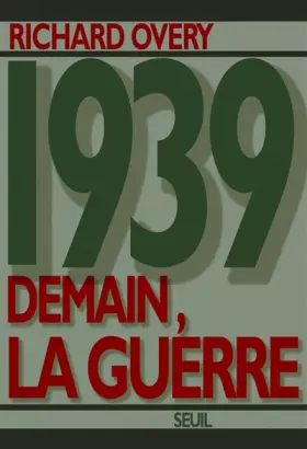 Couverture du produit · 1939 Demain, la guerre