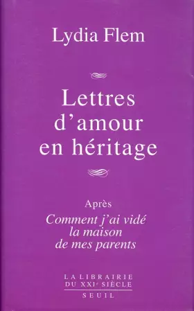 Couverture du produit · Lettres d'amour en héritage